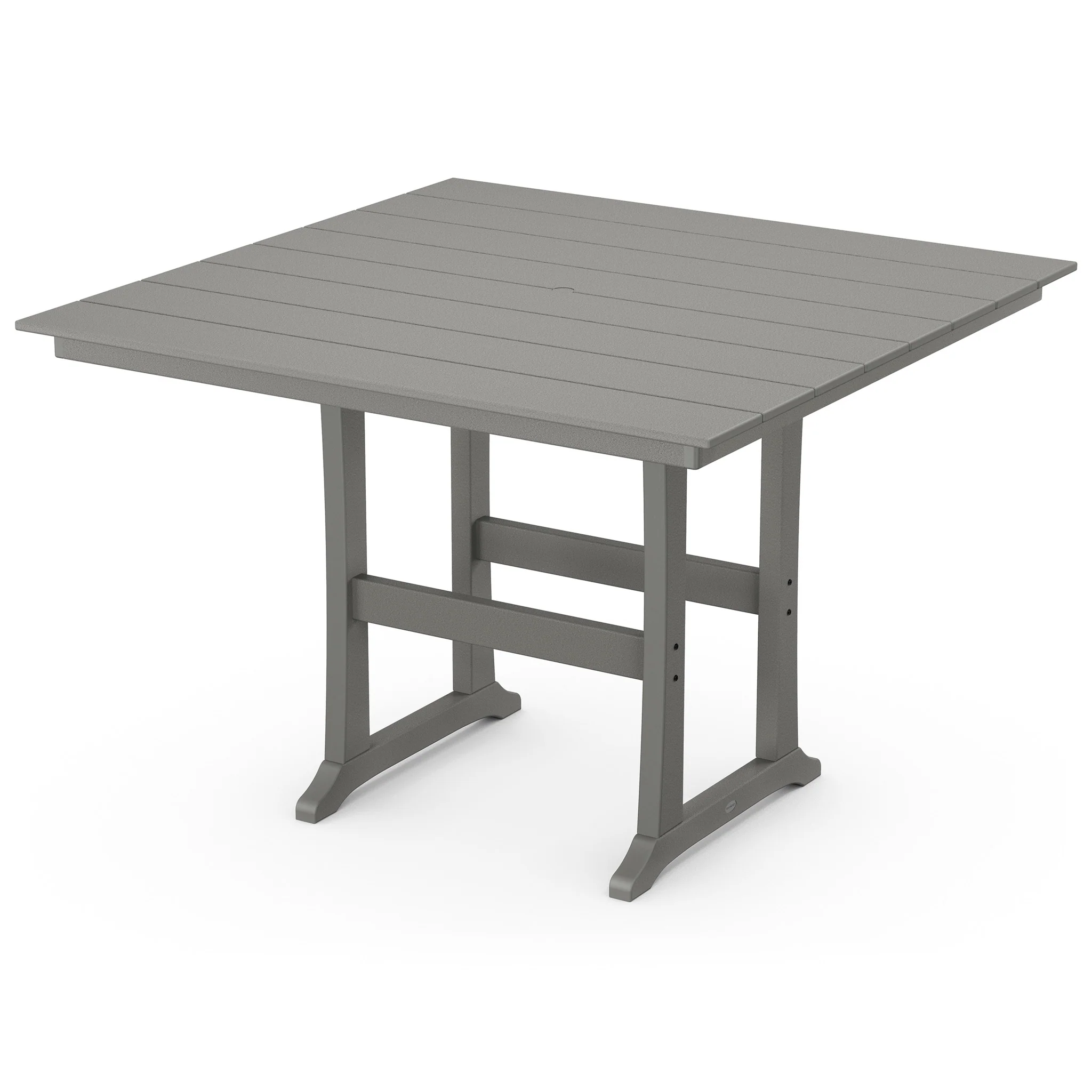 59" Farmhouse Trestle Bar Table - Image 3
