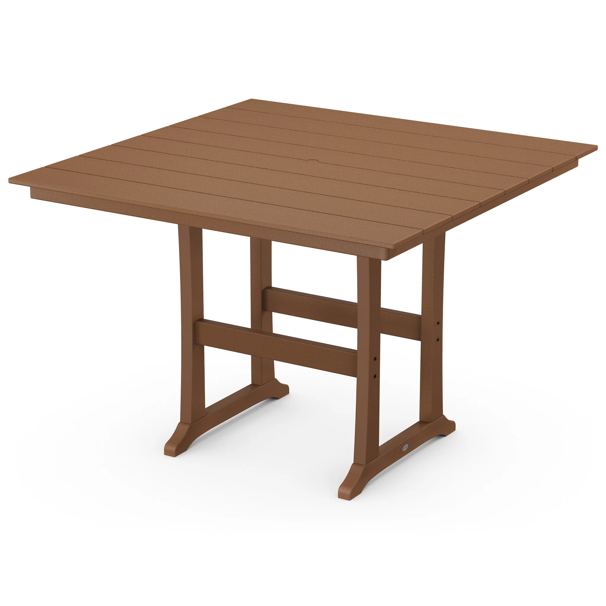 59" Farmhouse Trestle Bar Table - Image 5