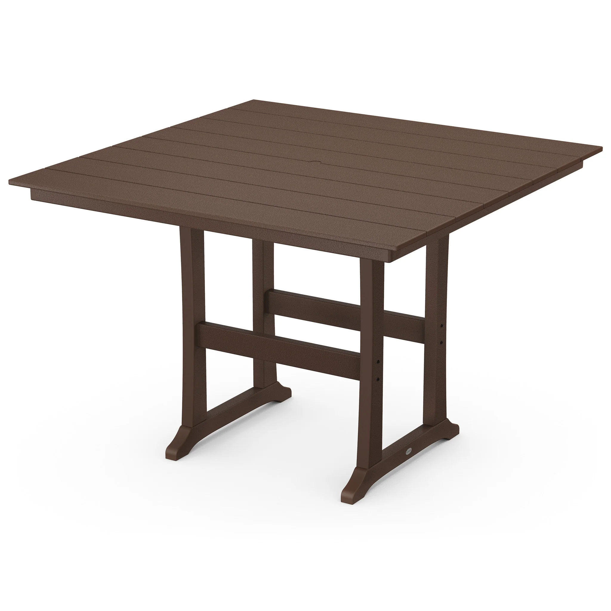 59" Farmhouse Trestle Bar Table - Image 7