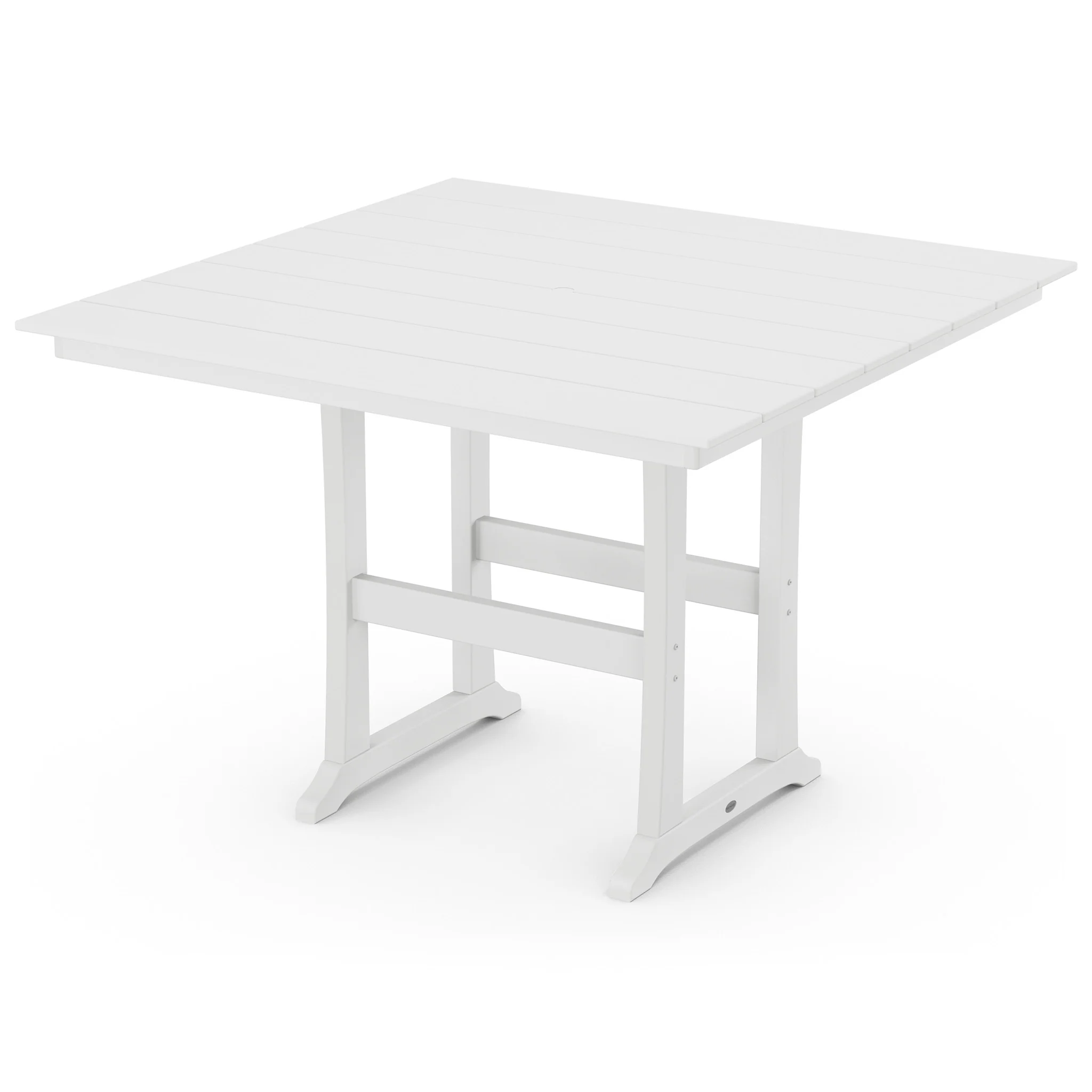 59" Farmhouse Trestle Bar Table - Image 8