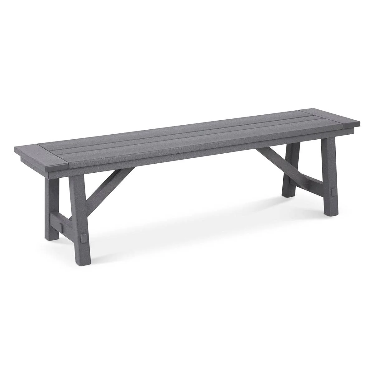 60" Farmhouse Backless Bench - Image 2