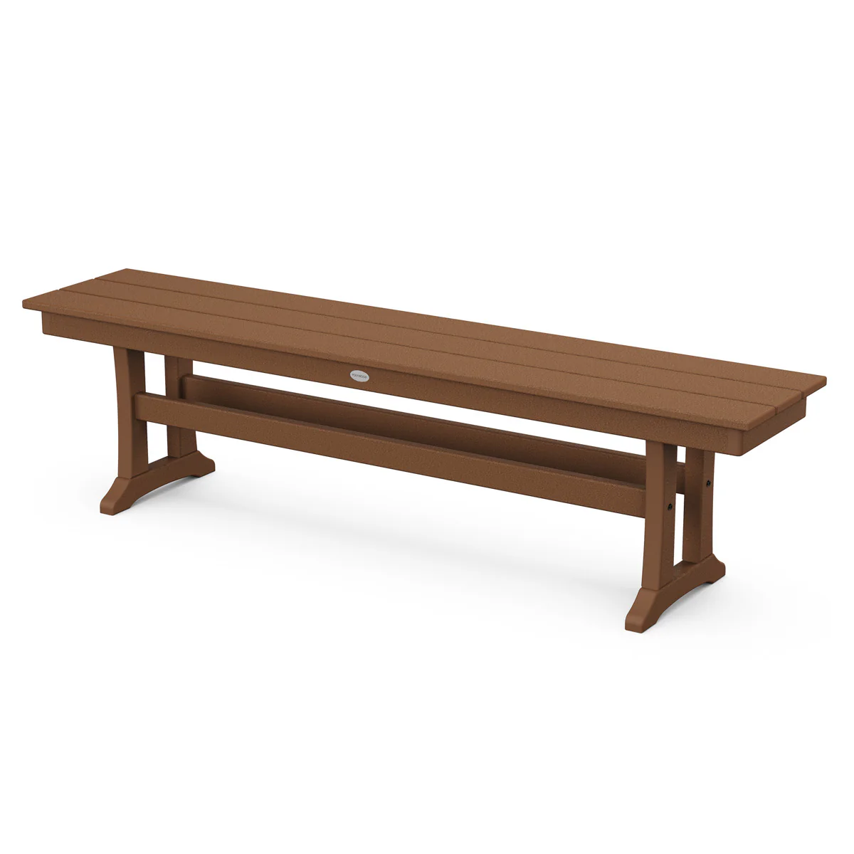 65" Farmhouse Trestle Bench - Image 5