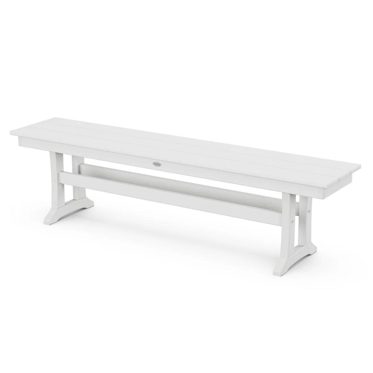 65" Farmhouse Trestle Bench - Image 7