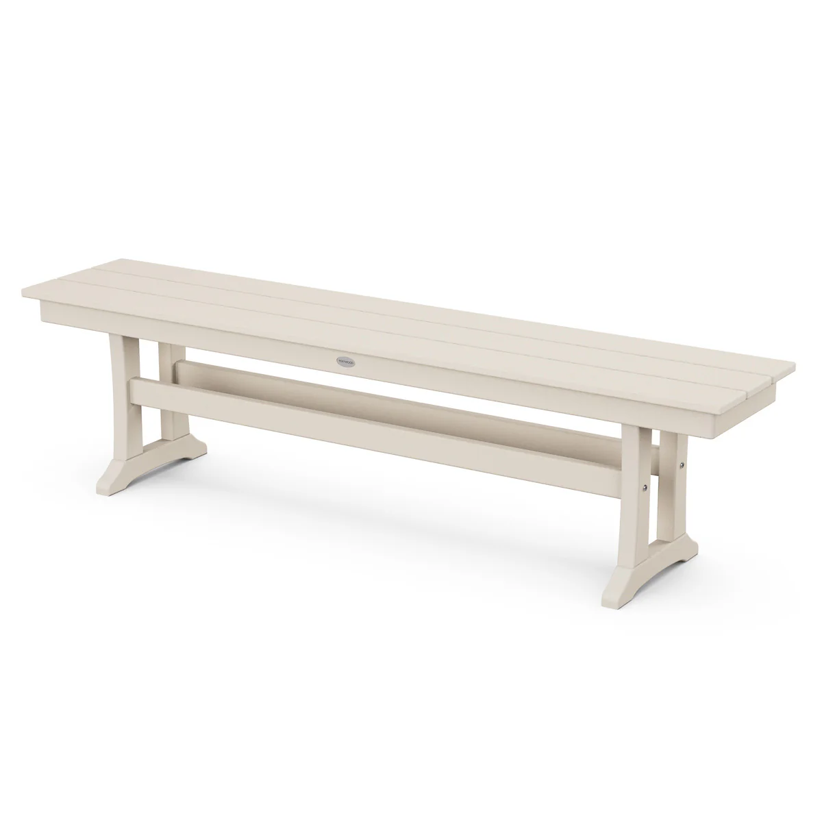65" Farmhouse Trestle Bench - Image 8