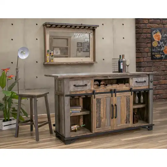 76" Studio Gray Bar Set - Image 7