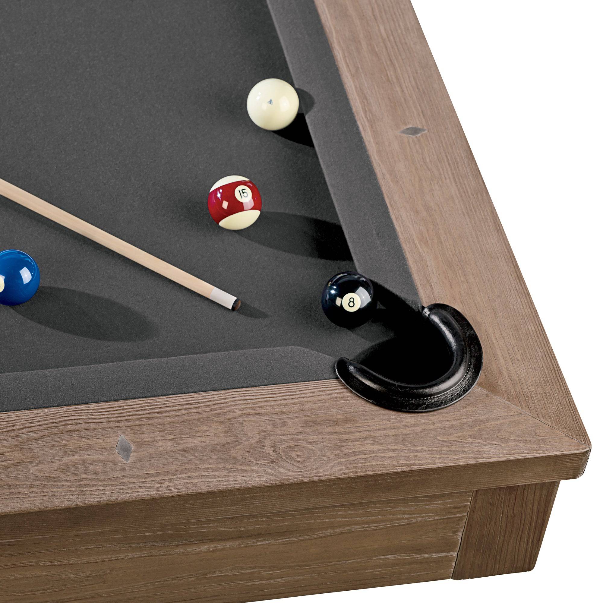 7' American Heritage Abbey Pool Table - Antique Grey - Image 5