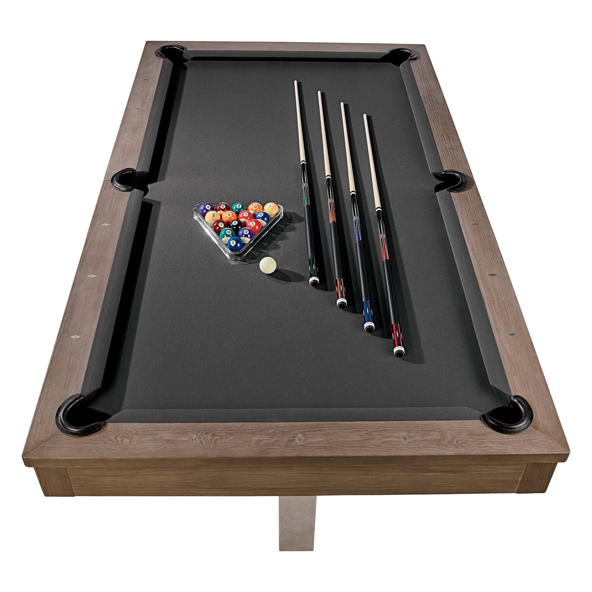 7' American Heritage Abbey Pool Table - Antique Grey - Image 6