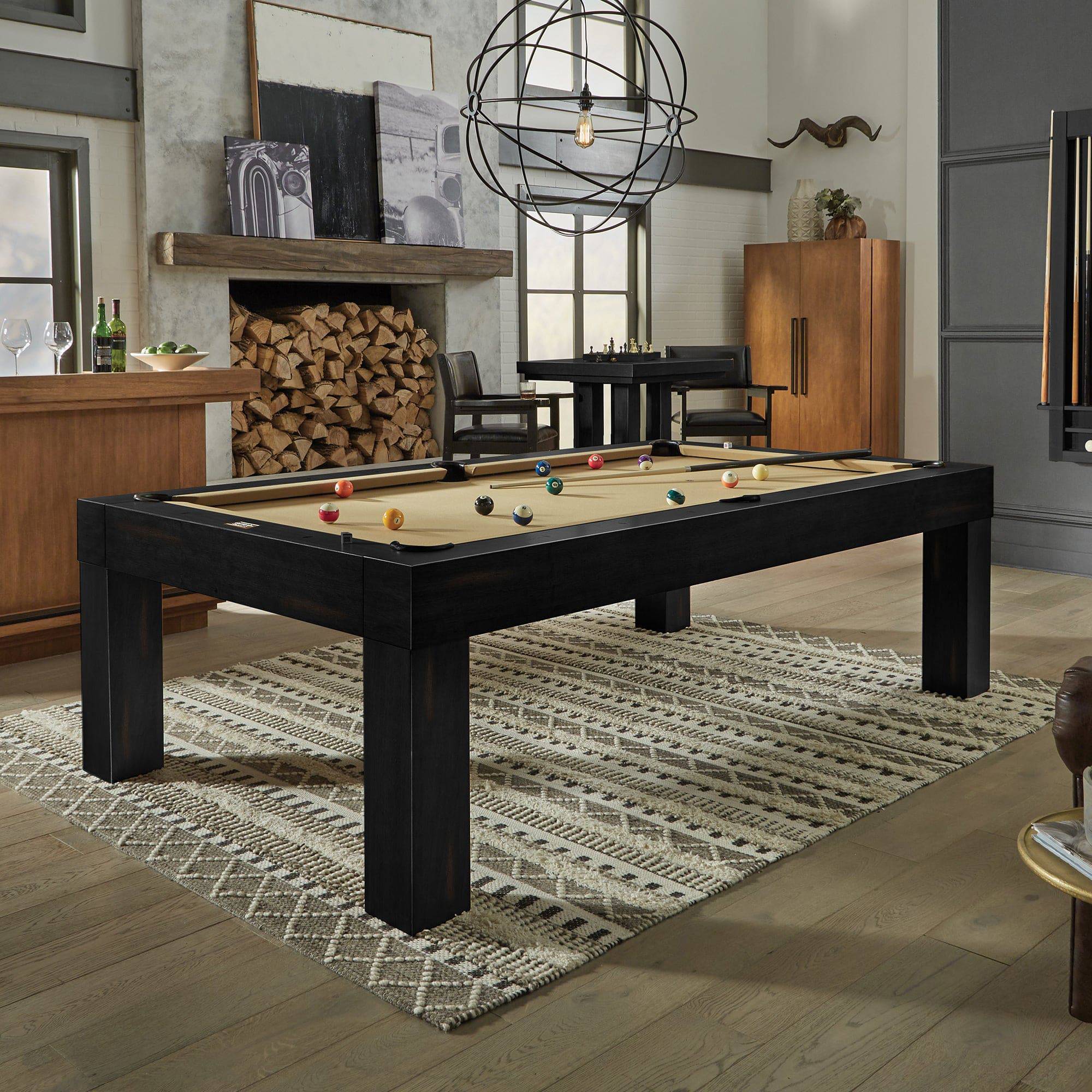 8’ American Heritage Alta Pool Table - Black Ash - Image 5