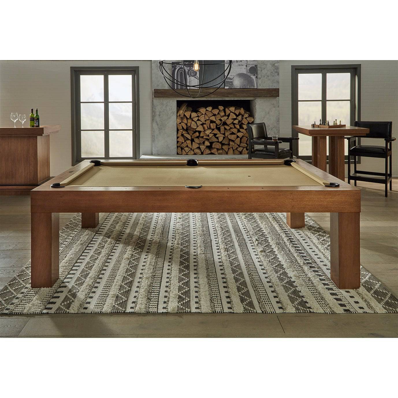 8’ American Heritage Alta Pool Table - Brushed Walnut - Image 6