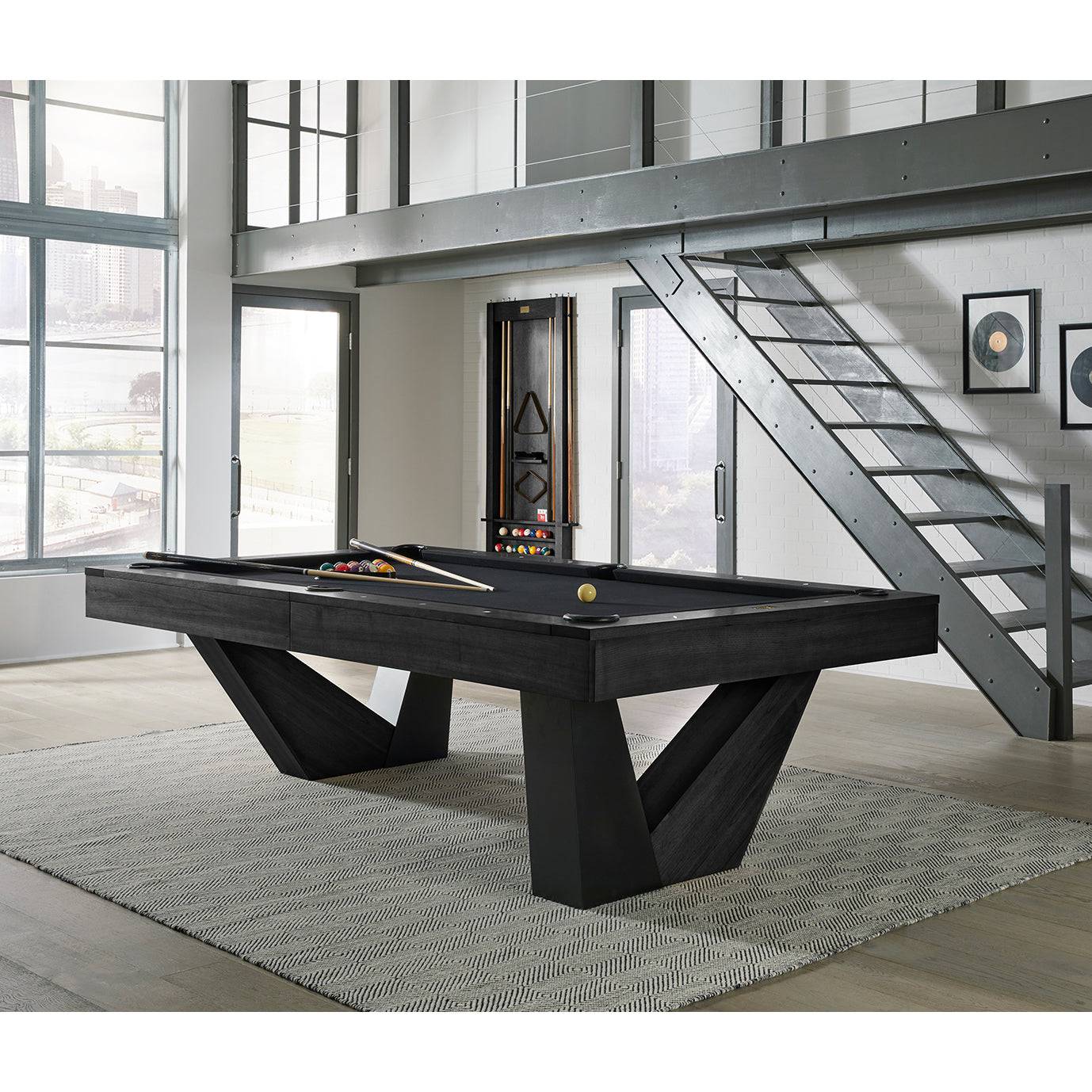 8’ American Heritage Annex Pool Table - Black Ash - Image 3