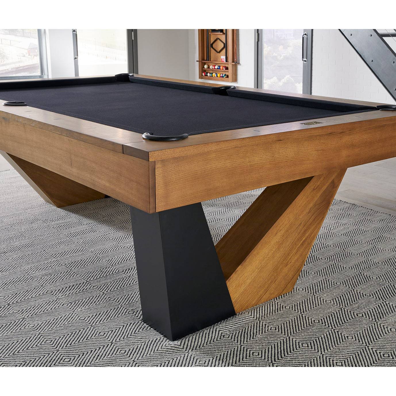 8’ American Heritage Annex Pool Table - Brushed Walnut - Image 5