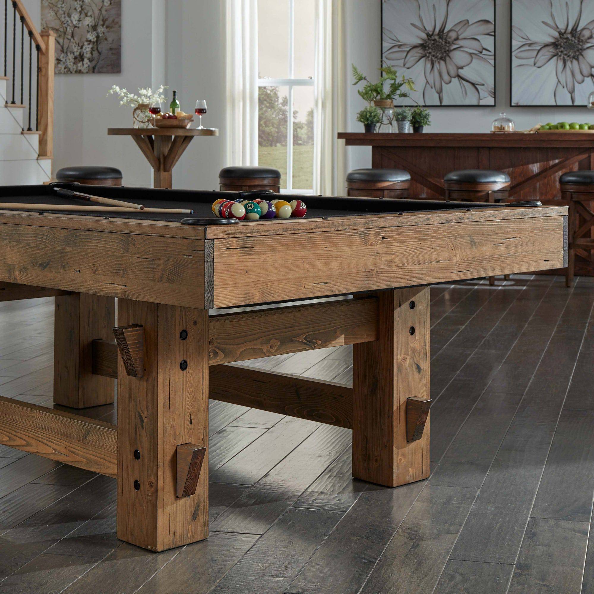 8’ American Heritage Bristol Pool Table - Harvest - Image 6