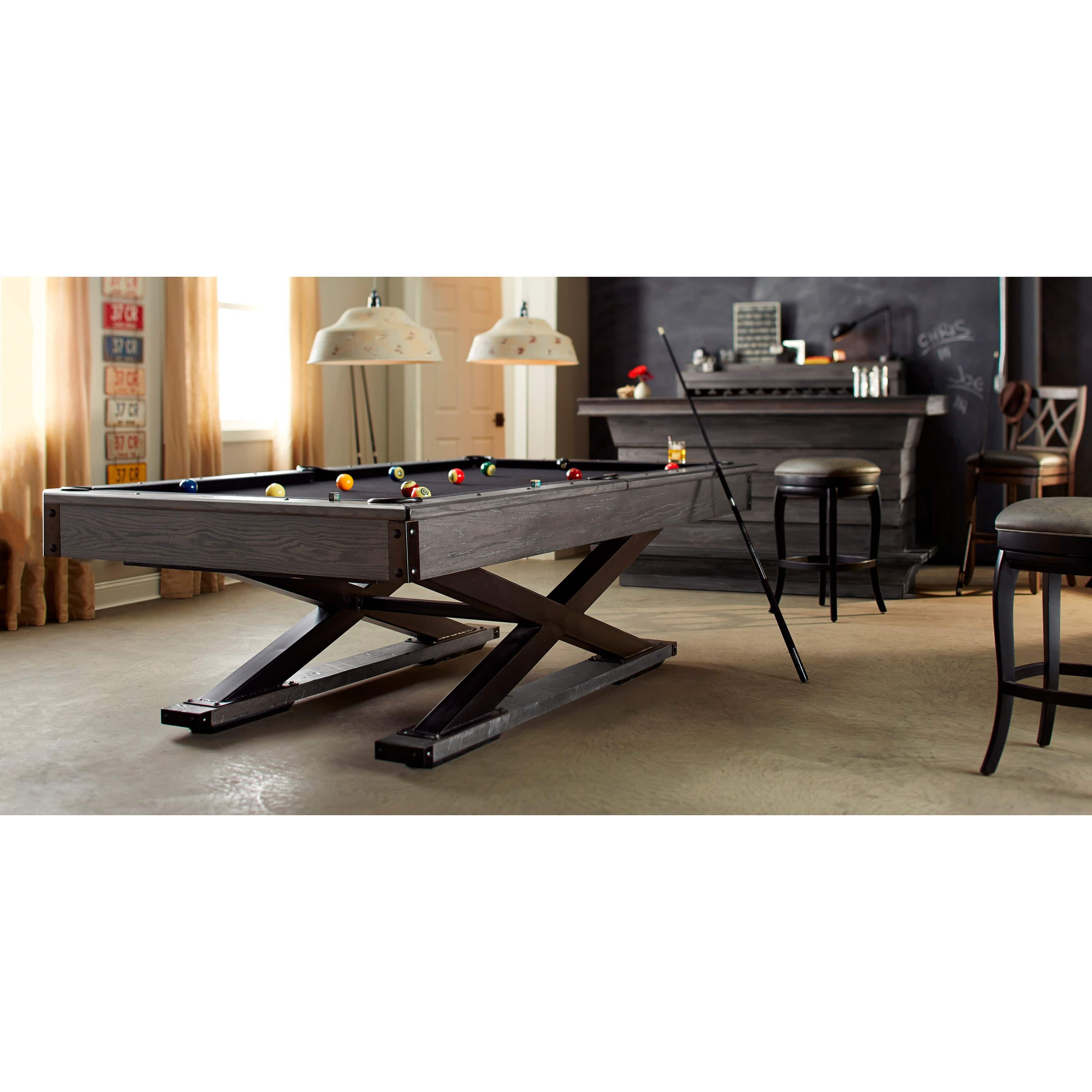 8' American Heritage Quest Pool Table - Glacier - Image 2