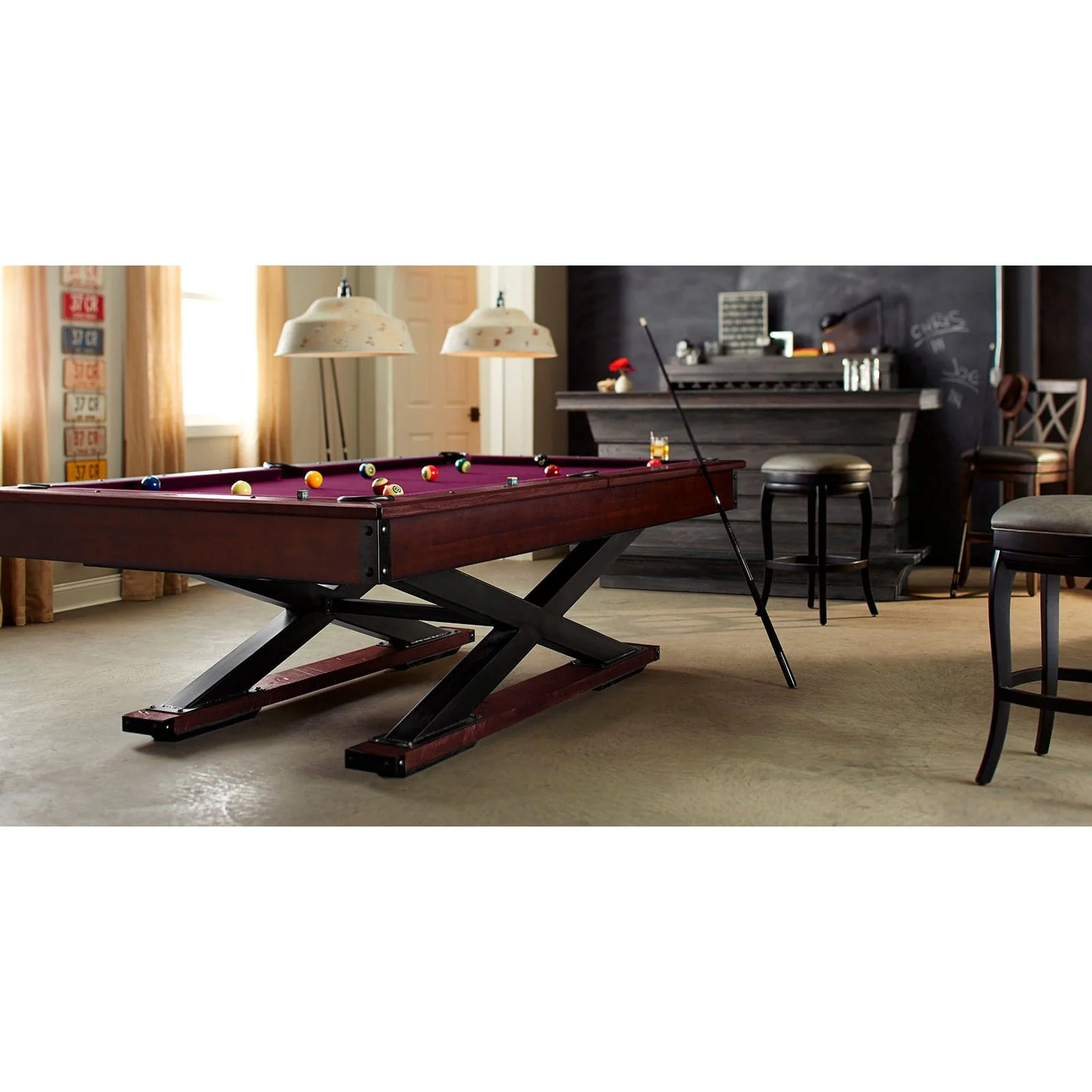 8' American Heritage Quest Pool Table - Navajo - Image 5