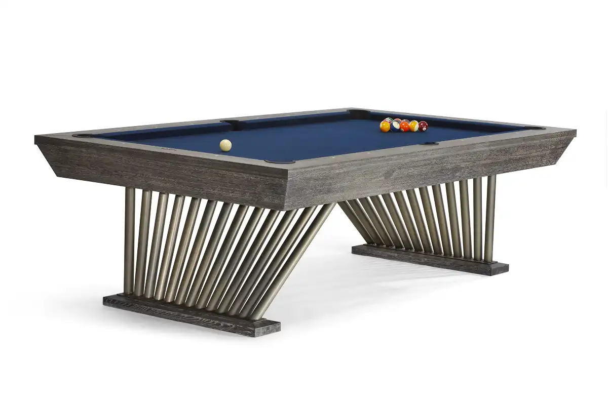 8' Brunswick Brescia Pool Table - Dark Charcoal