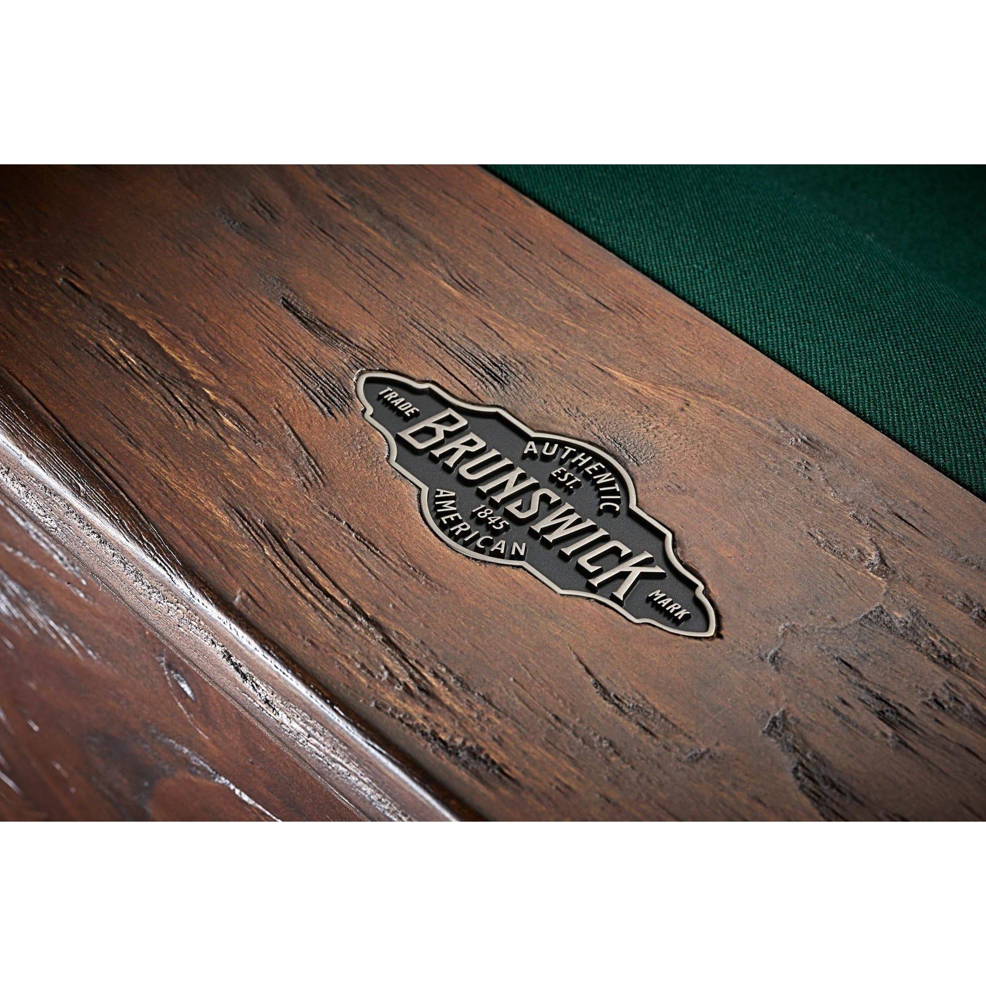 7' Brunswick Canton Pool Table - Black Forest - Image 3