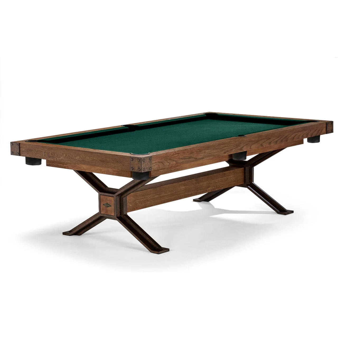 8' Brunswick Dameron Pool Table - Nutmeg
