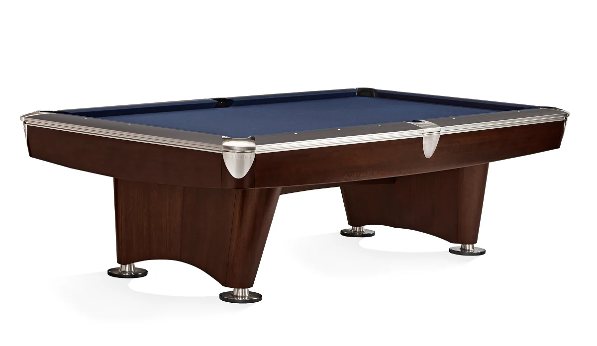 8' Brunswick Gold Crown VI Skyline W/ Two-Tone Pockets - Walnut/Espresso