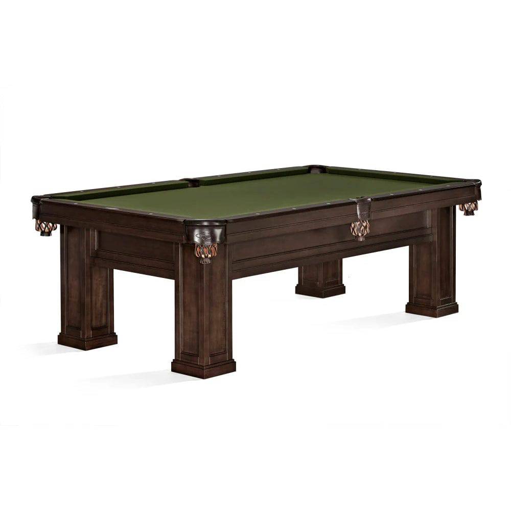8' Brunswick Oakland Pool Table - Espresso