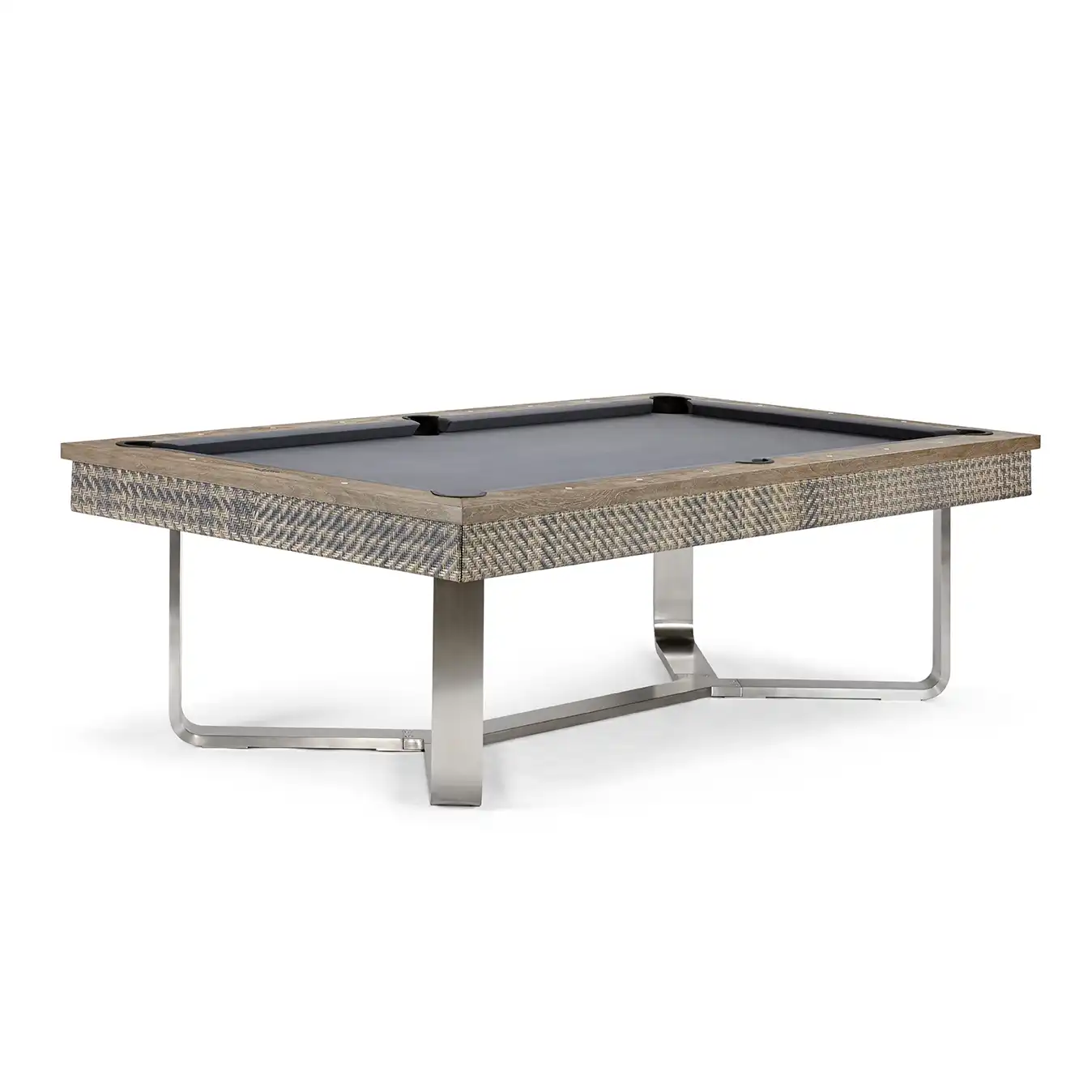 8' Brunswick The Bali Pool Table - Grey Teak - Image 2