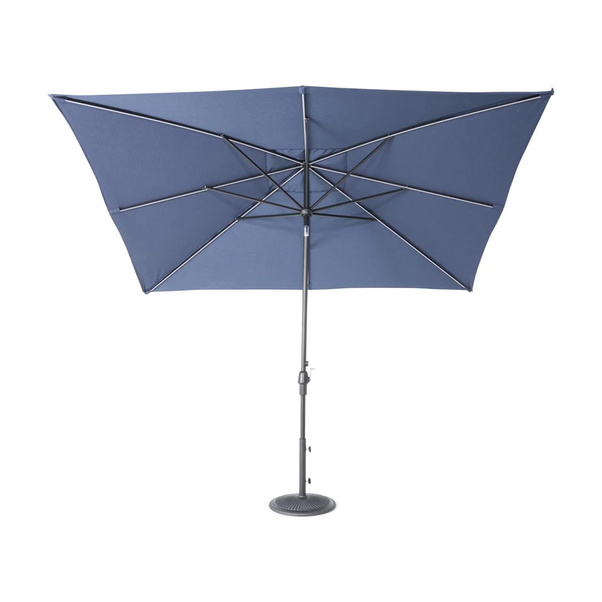 8'x10' Designer Rectangle - Infinite 360° Auto Tilt Solar Lux Umbrella - Indigo - Image 3