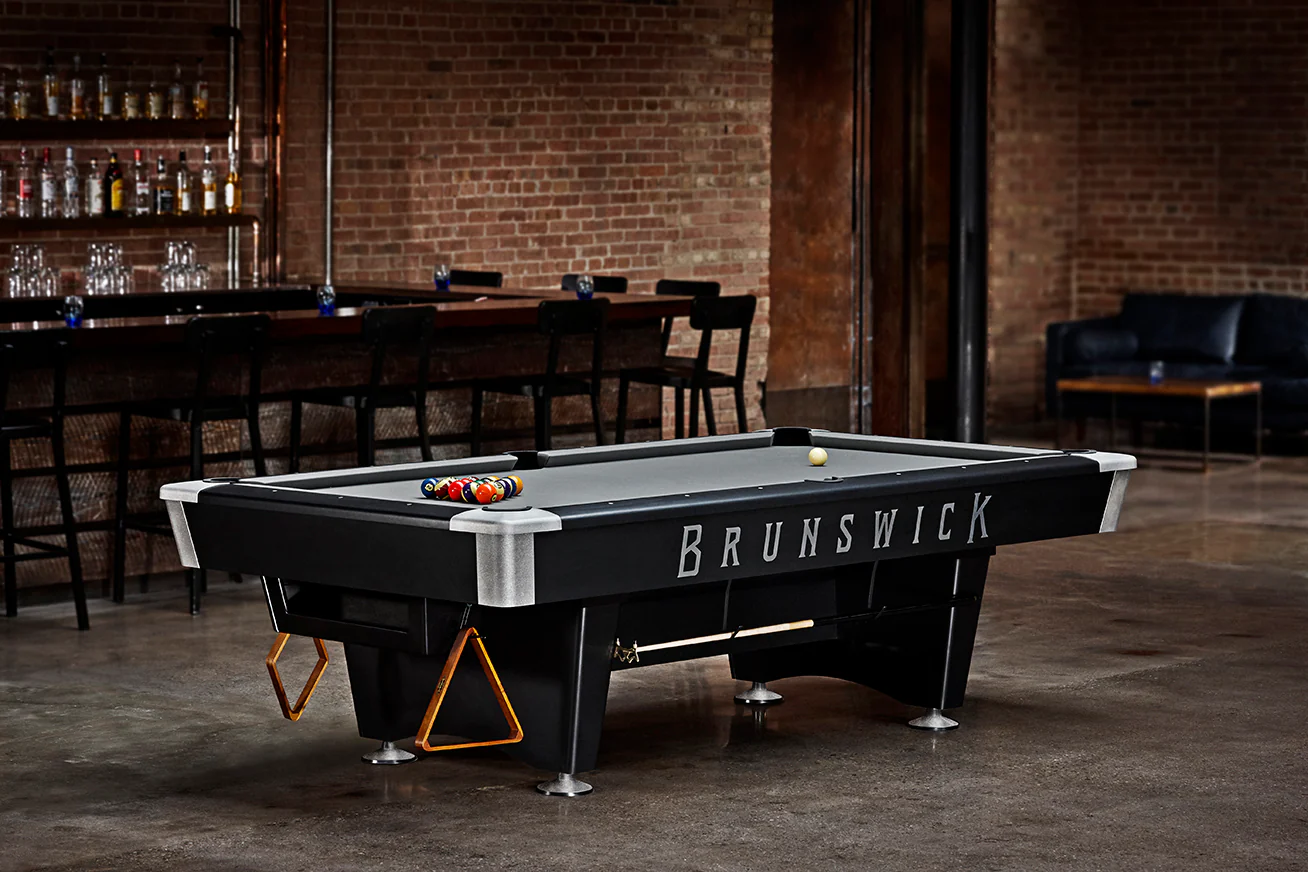 7' Brunswick Black Wolf Pro Pool Table W/ Pockets - Image 3