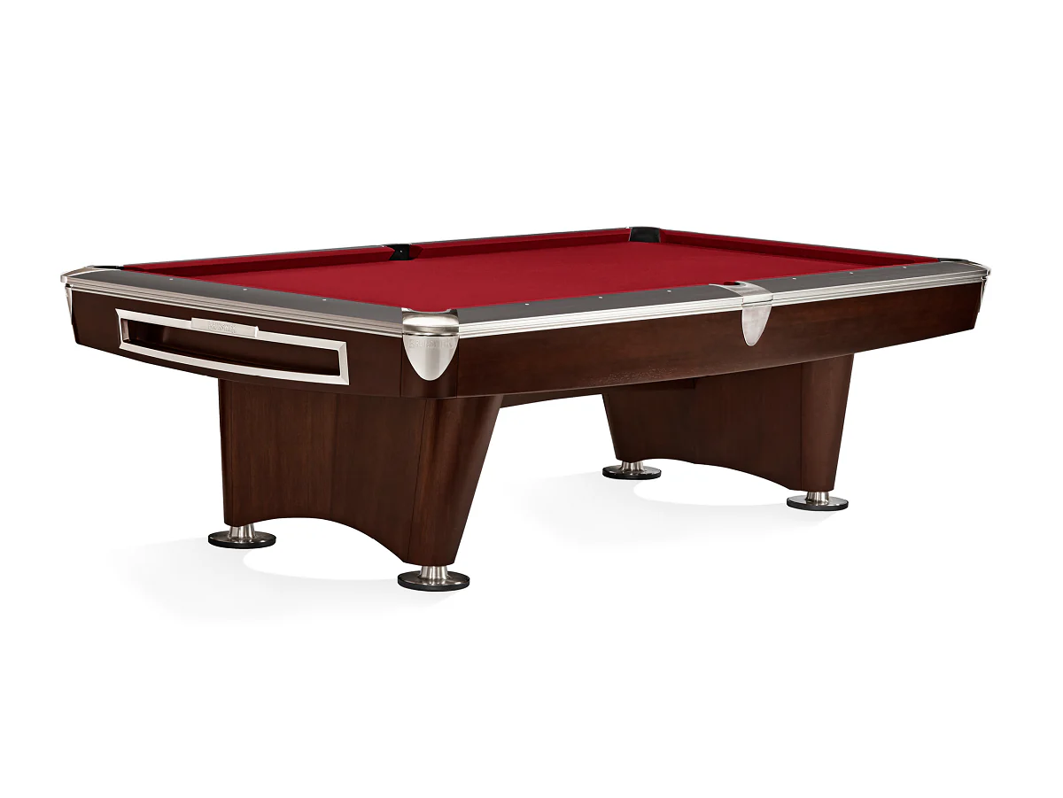 9' Brunswick Gold Crown VI Skyline W/ Two-Tone Pockets - Walnut/Espresso
