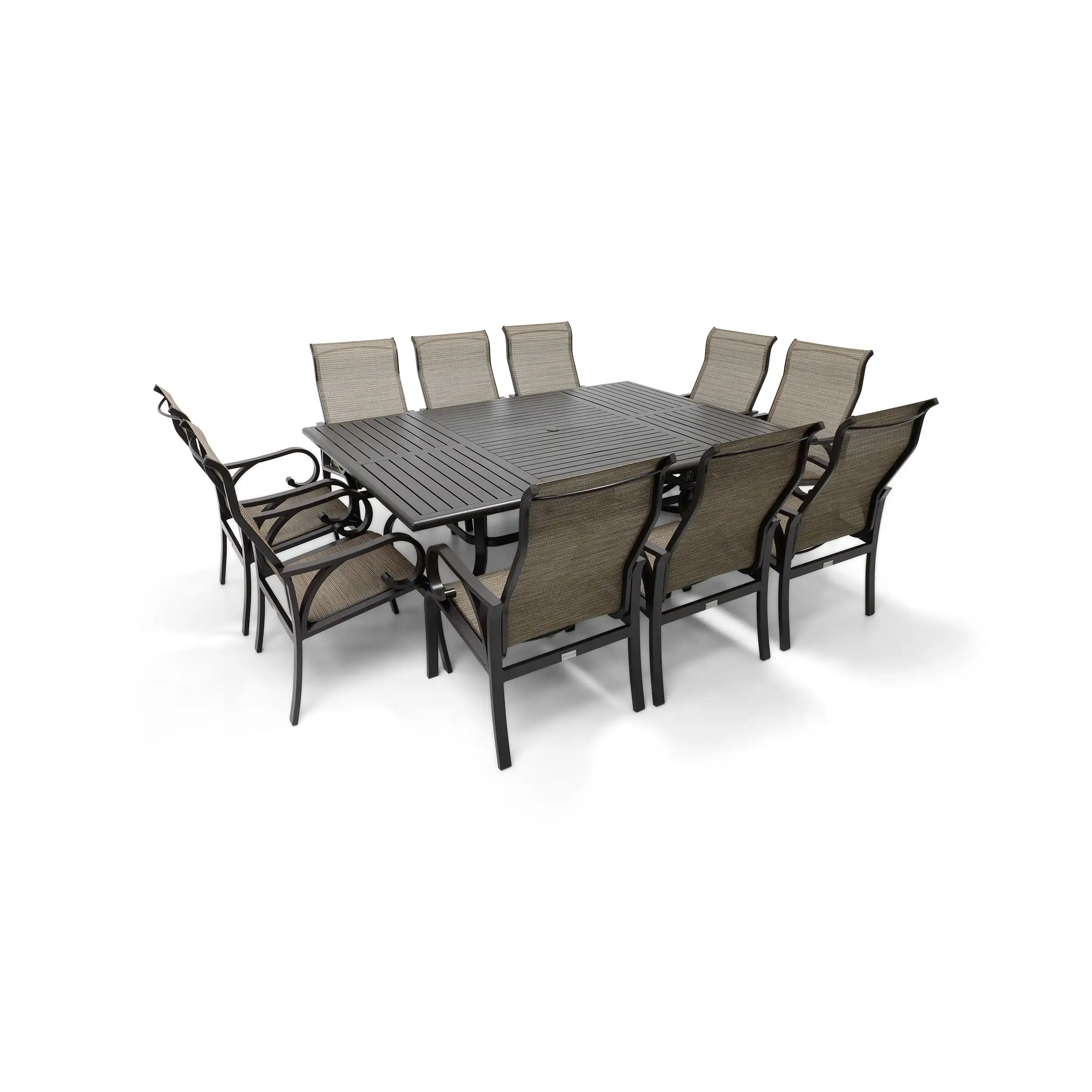 Aberdeen 11 Piece Dining Group W/ 60"x84" Rect. Table - Image 3