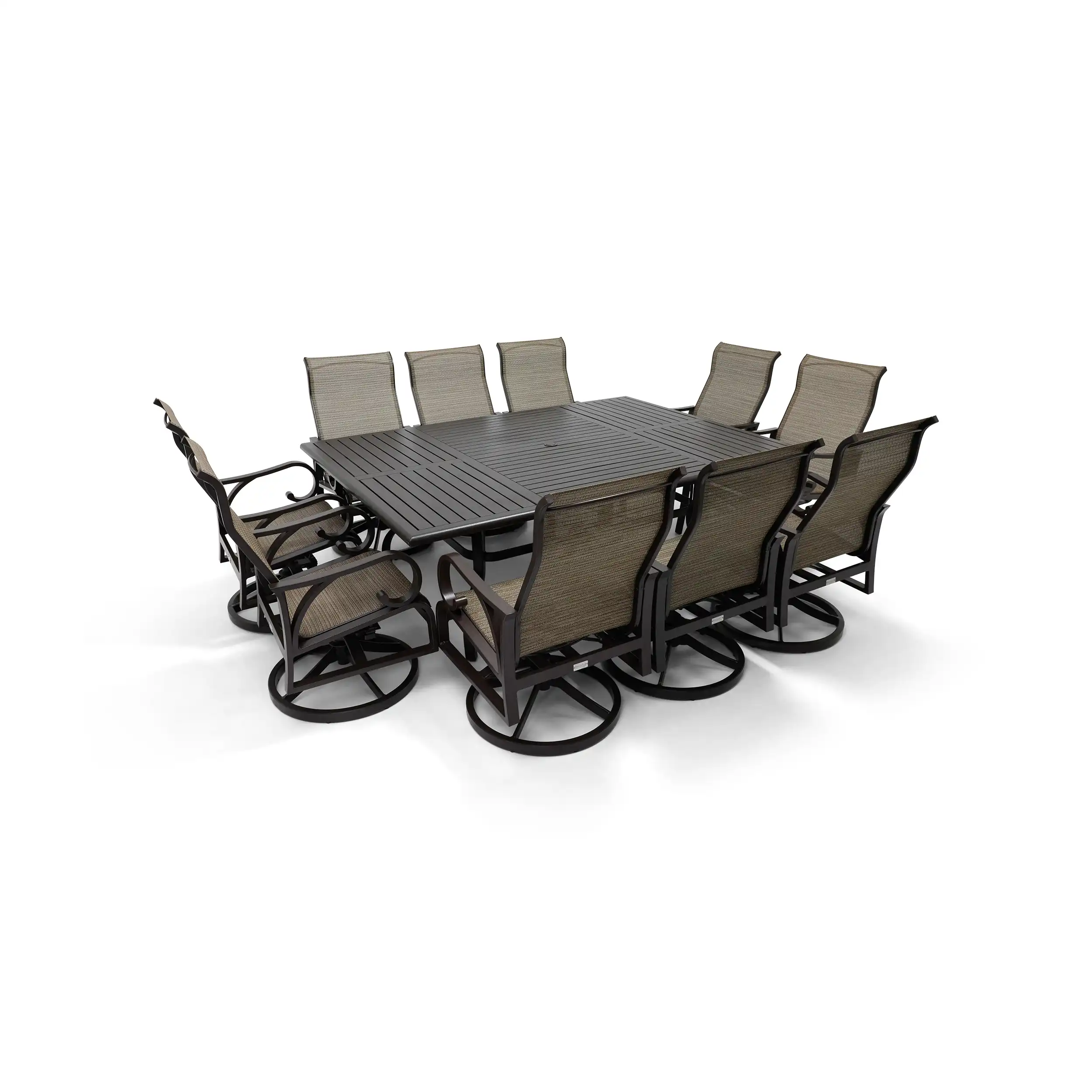 Aberdeen 11 Piece Dining Group W/ 60"x84" Rect. Table - Image 4