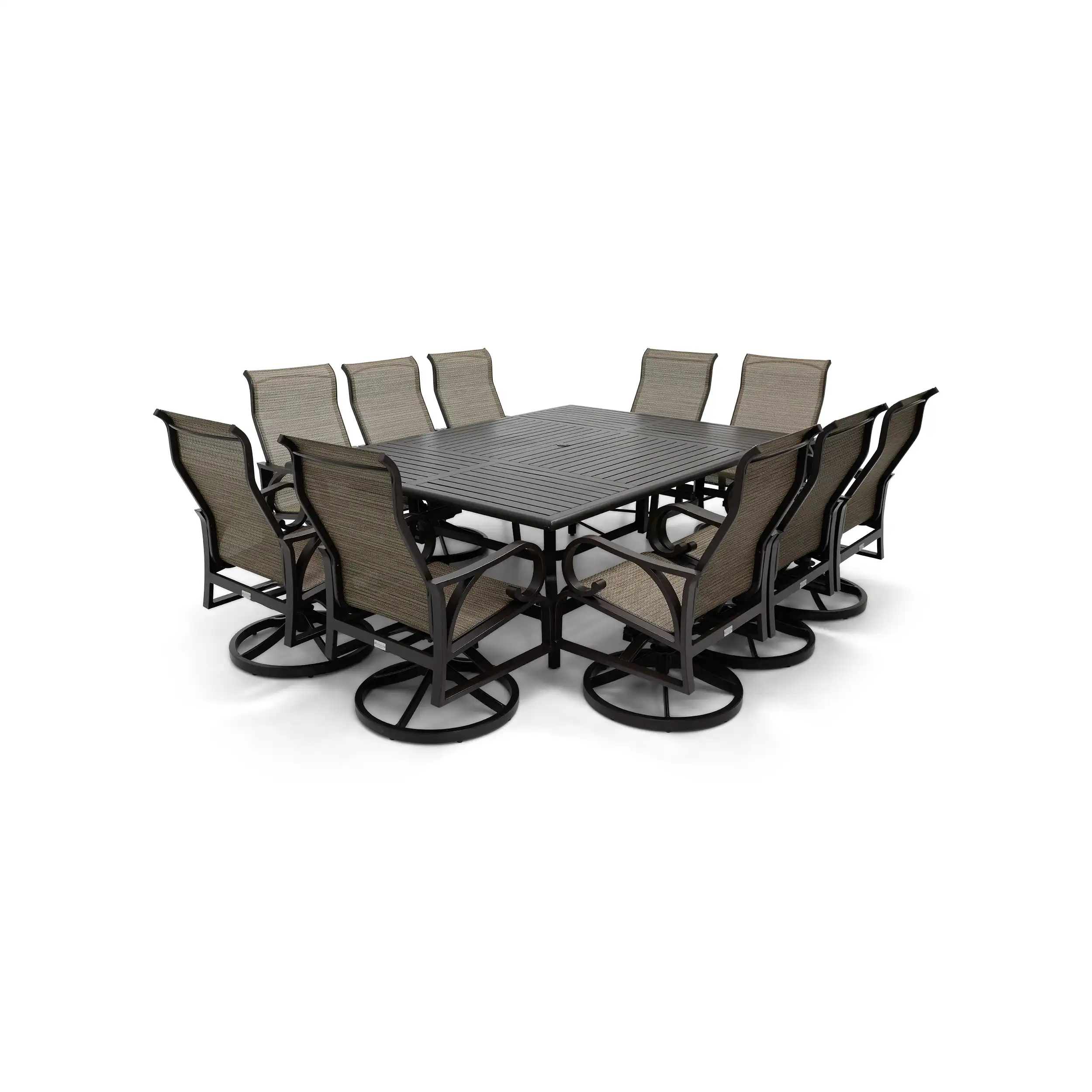 Aberdeen 11 Piece Dining Group W/ 60"x84" Rect. Table - Image 5