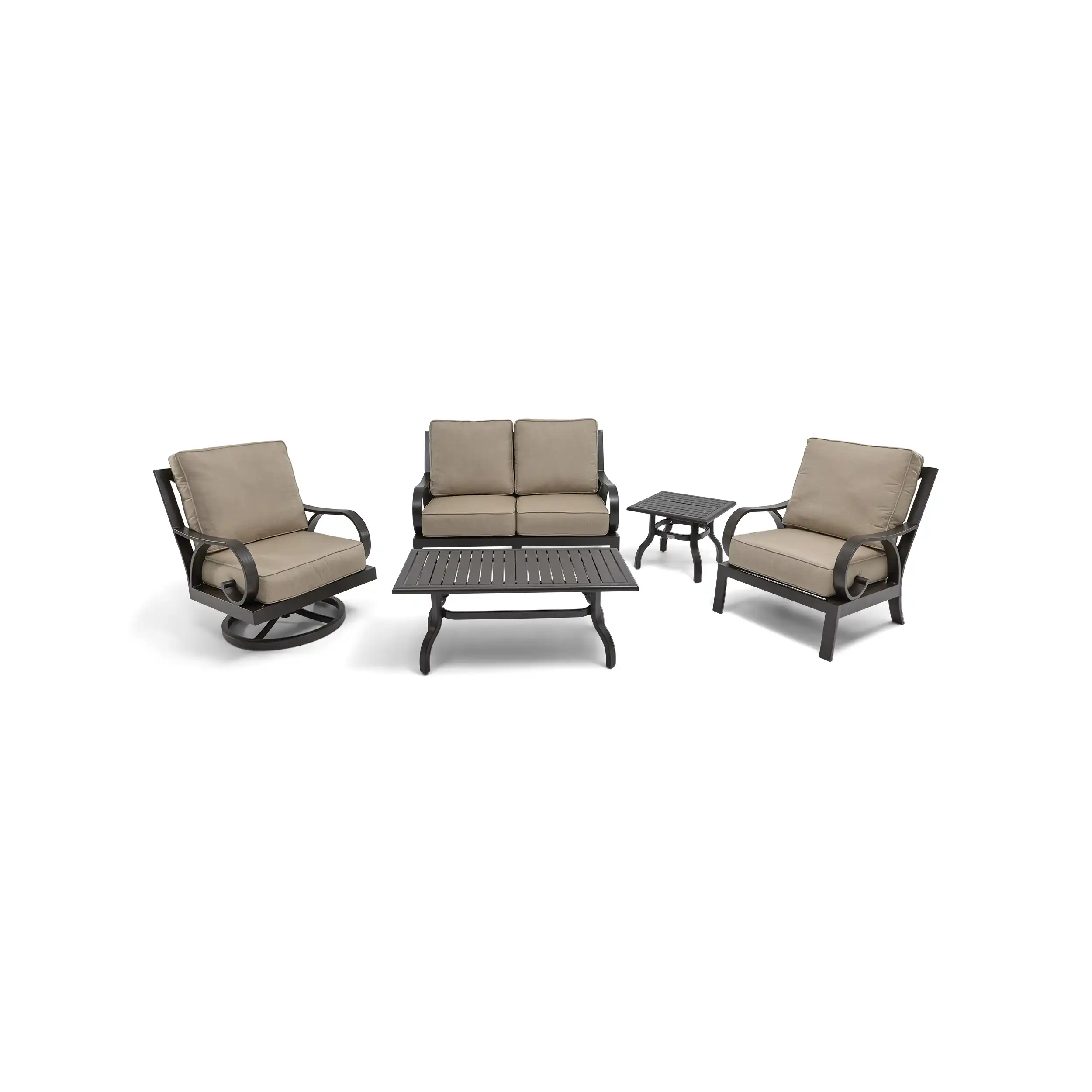 Aberdeen 5 Piece Loveseat Chat Group - Image 2