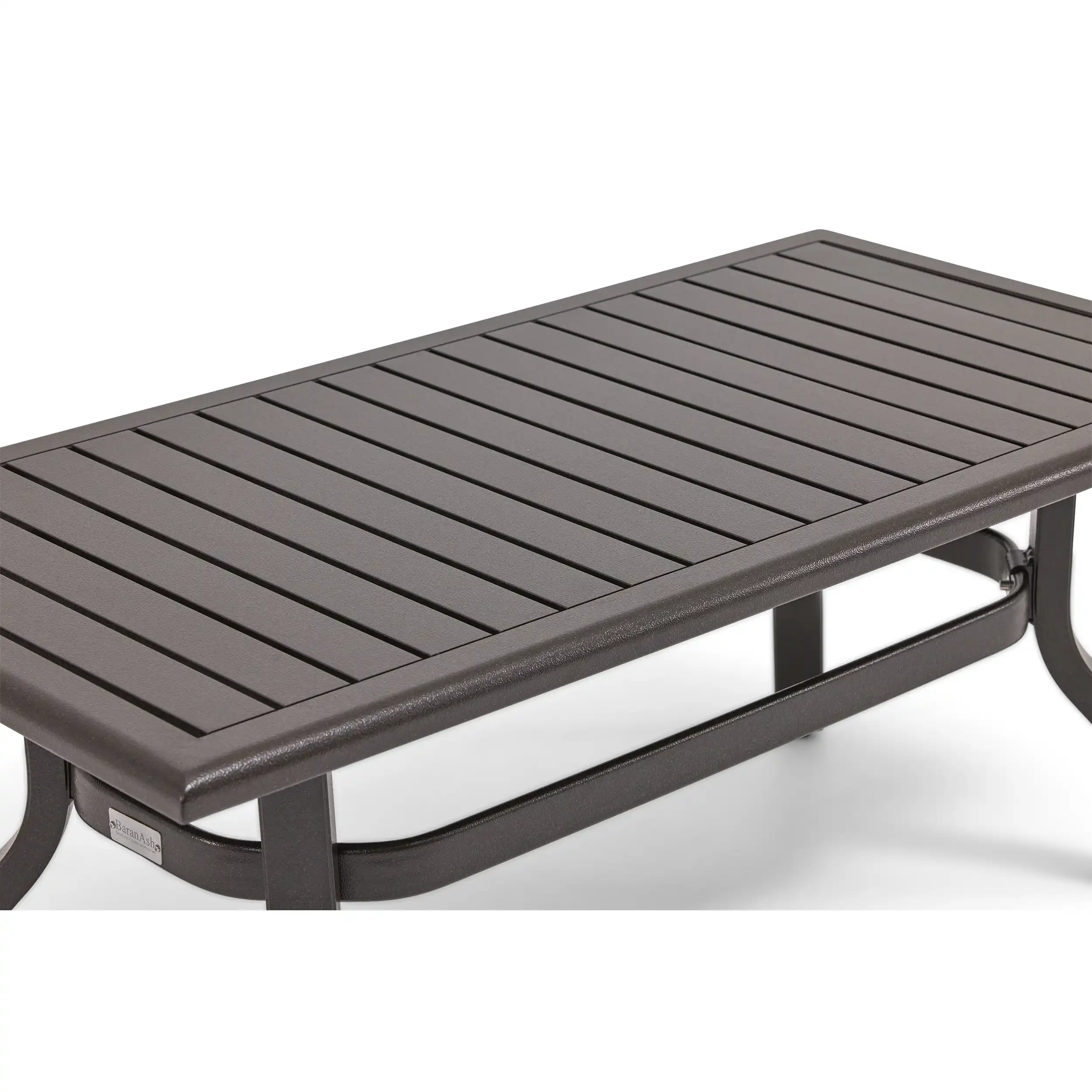 26"x48" Rectangle Brown Coffee Table - Image 4