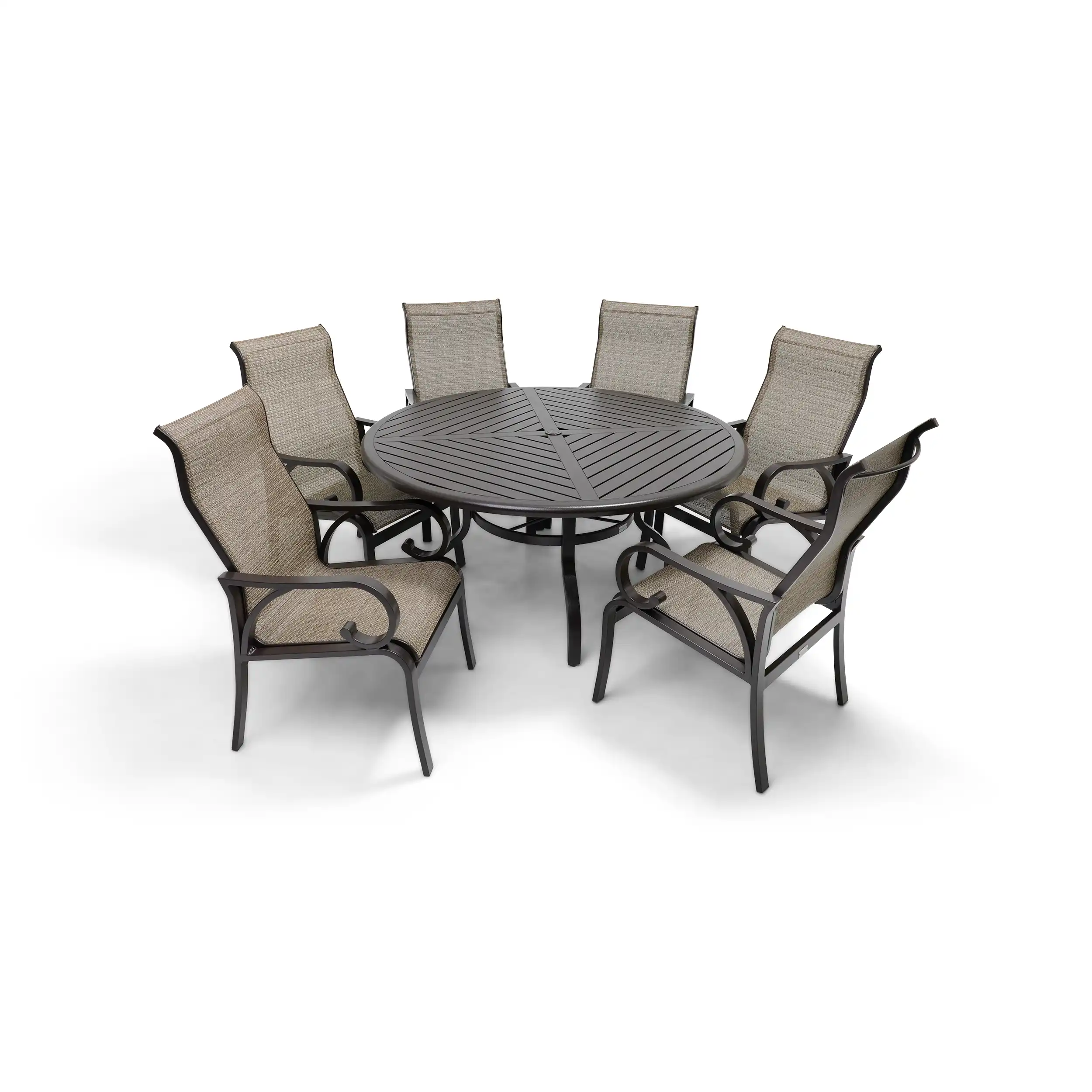 Aberdeen 7 Piece Round Dining Group - Image 2