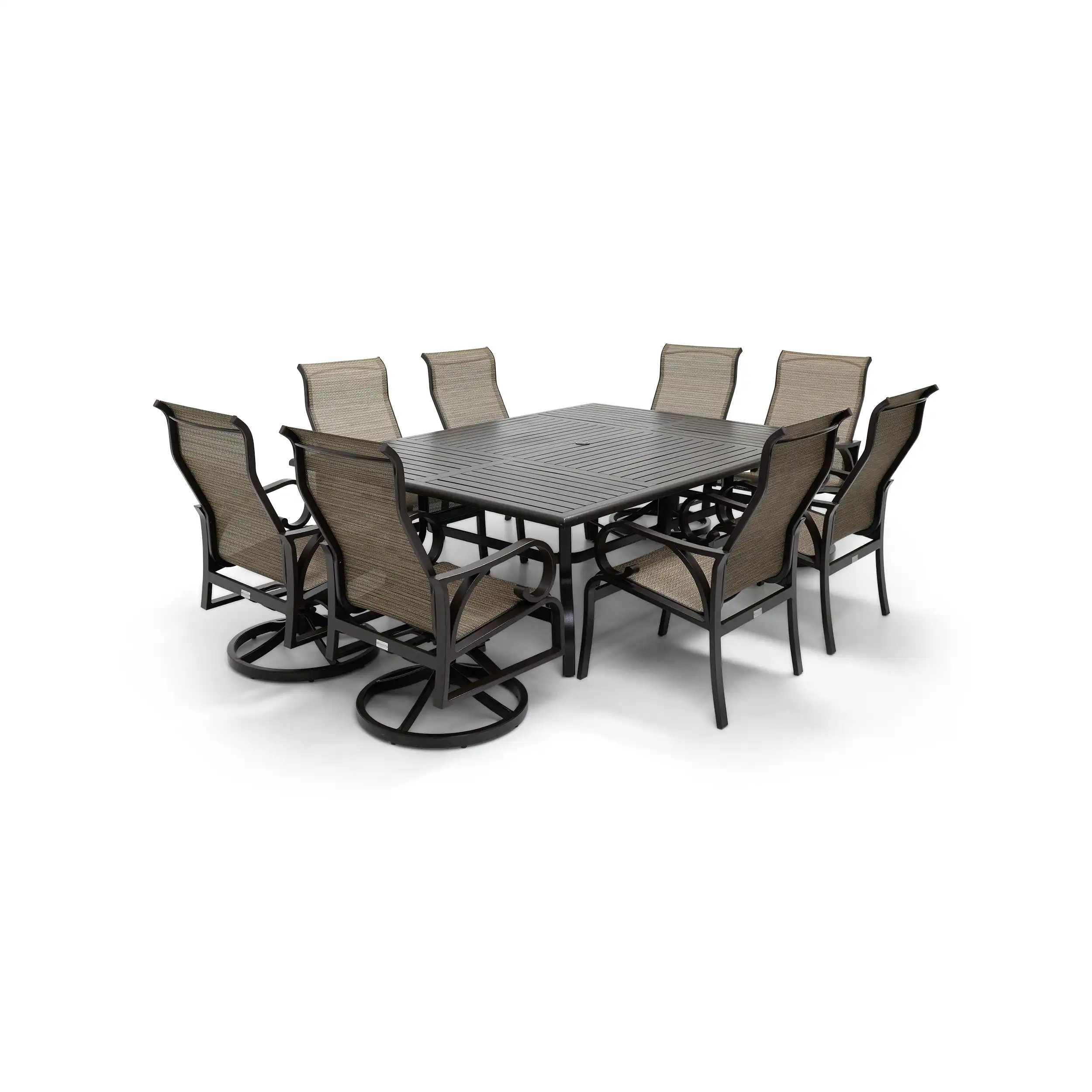 Aberdeen 9 Piece Dining Group W/ 60"x84" Rect. Table - Image 5