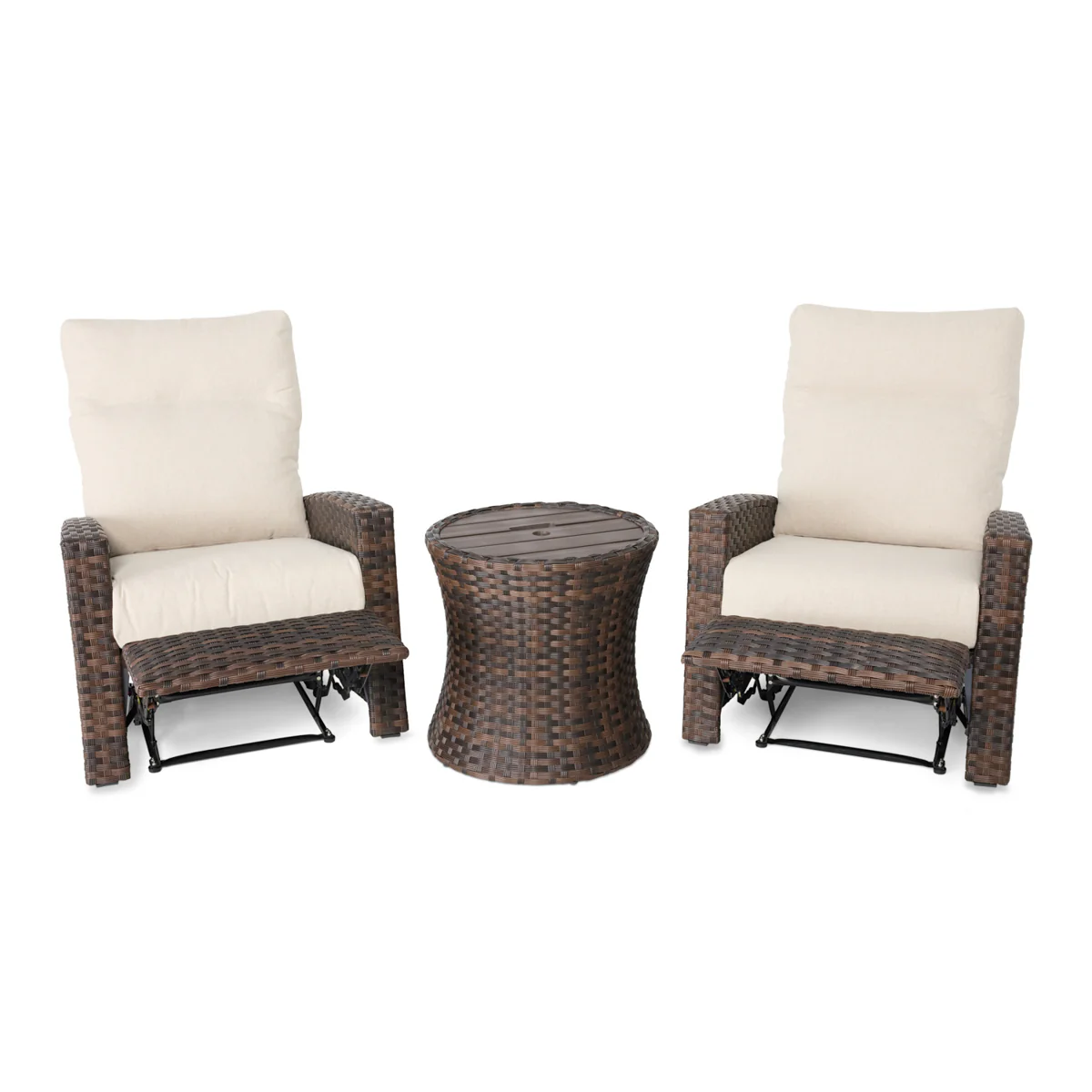Arcadia 3 Piece Recliner Group - Dark Brown - Image 3