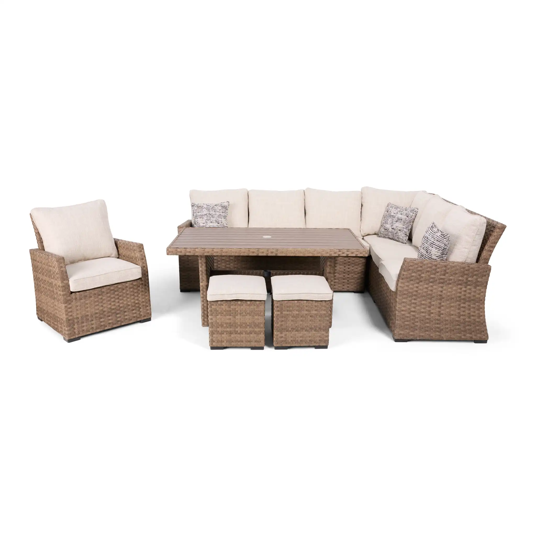 Arcadia Driftwood 6 Piece Sectional Group - Image 2