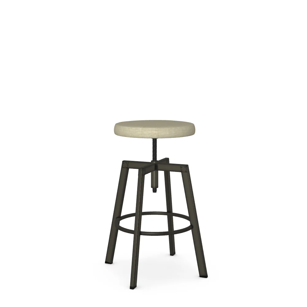 Architect Adjustable Backless Stool - Material Seat