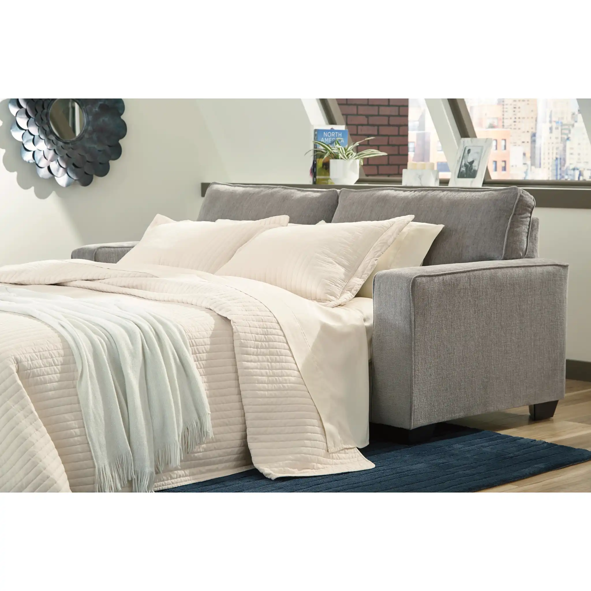 Arden Alloy Queen Sleeper Sofa - Image 3