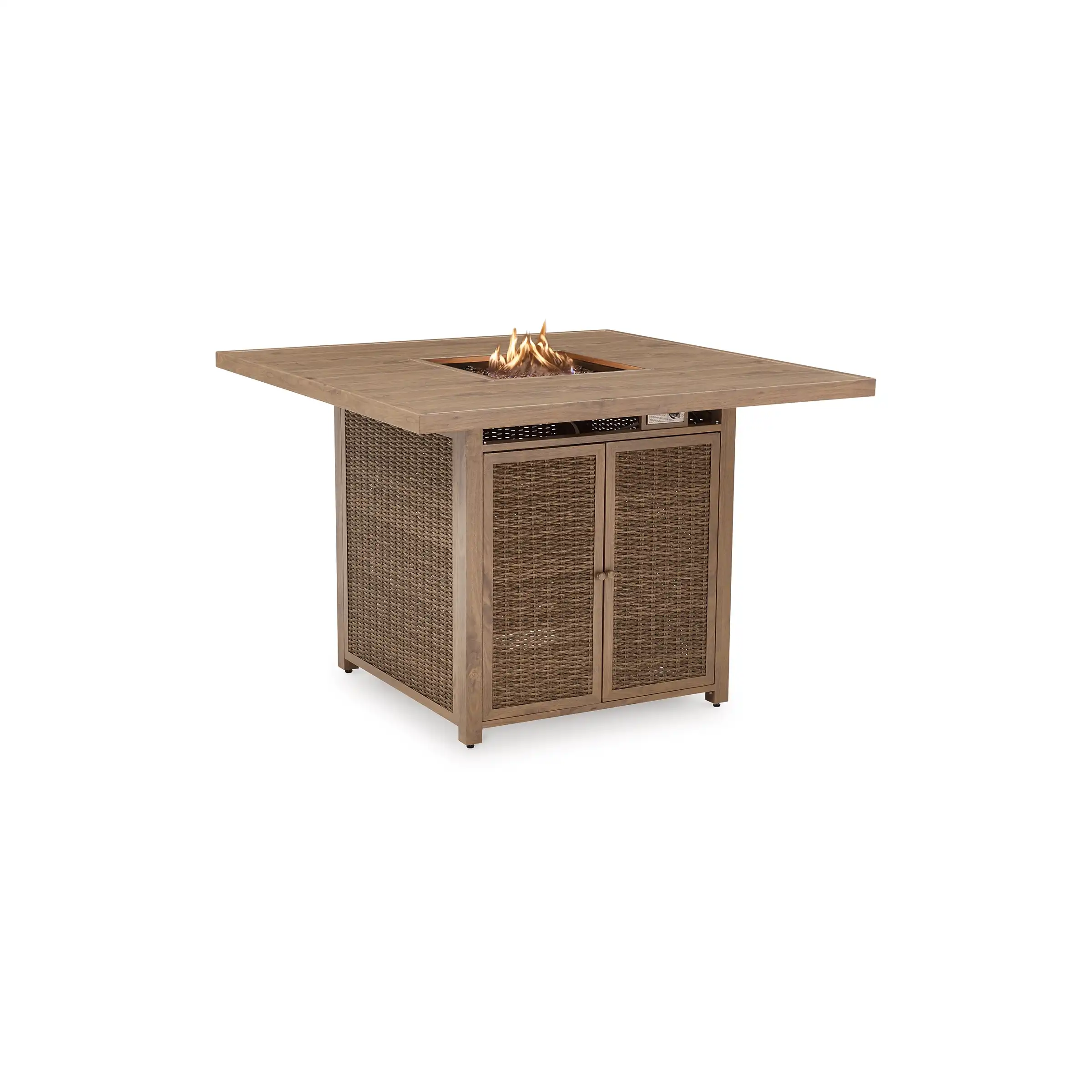 Bayfield 9 Piece Bar Height Fire Table Group - Image 10