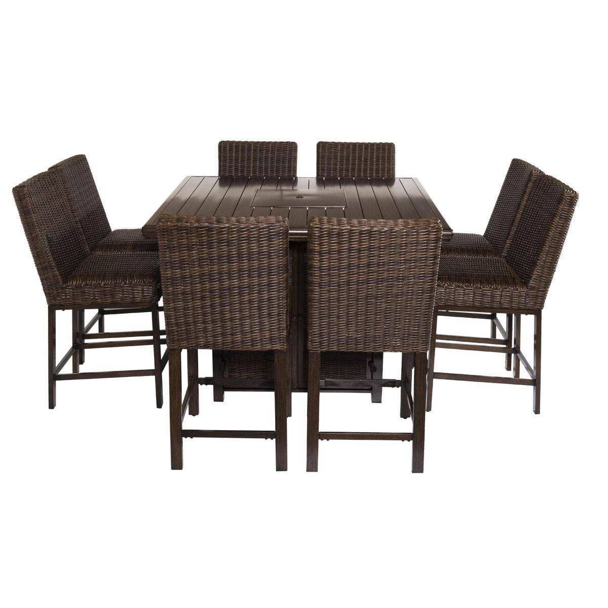 Bayfield 9 Piece Bar Height Fire Table Group - Image 6