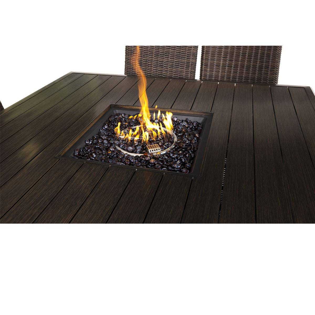 Bayfield 9 Piece Bar Height Fire Table Group - Image 8