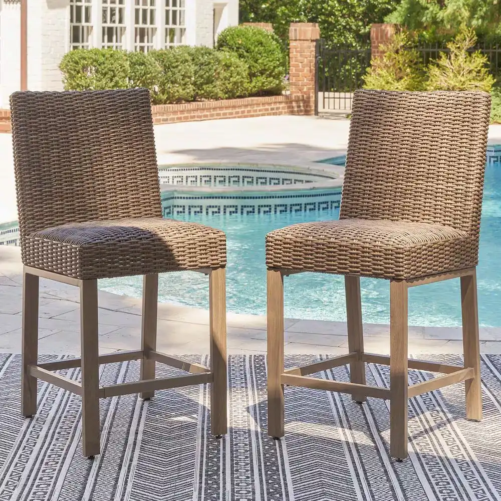 Bayfield 9 Piece Bar Height Fire Table Group - Image 9