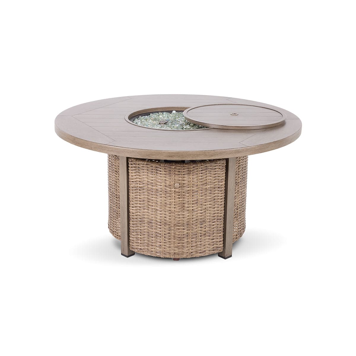 Bayfield Driftwood 5 Piece Firepit Chat Group - Image 8