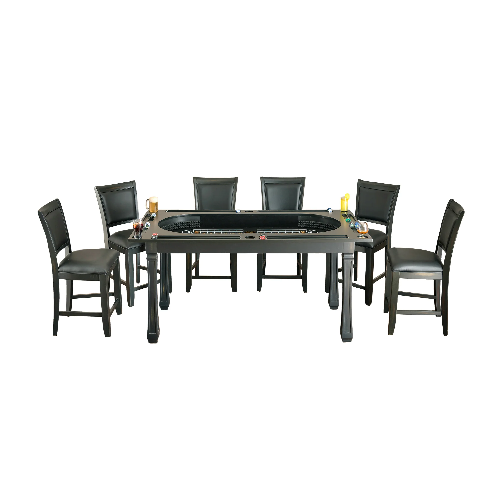 Burlington 7 Piece Flip Top Game Set