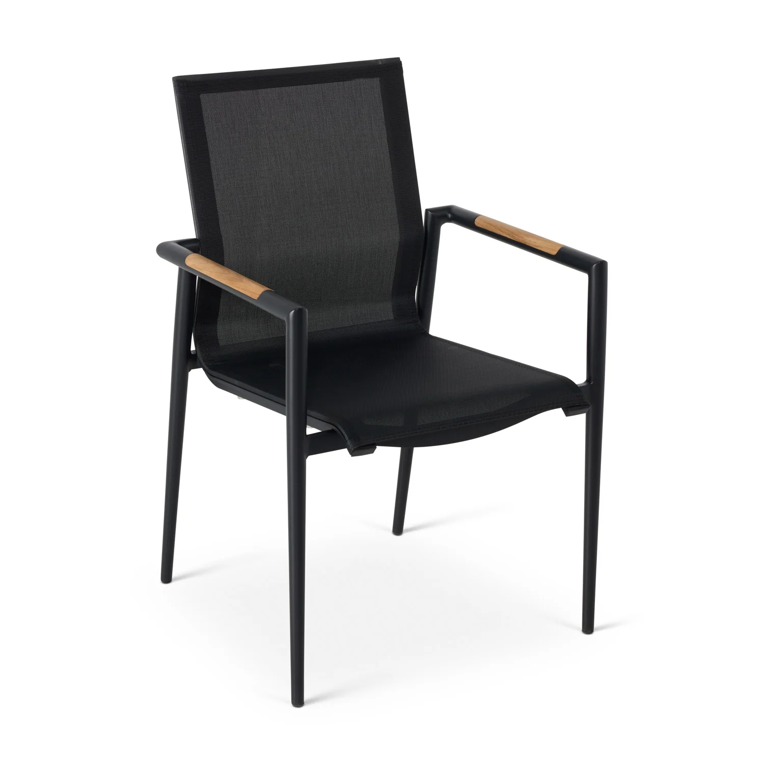 Capri 9 Piece Black Sling Dining Group - Image 6