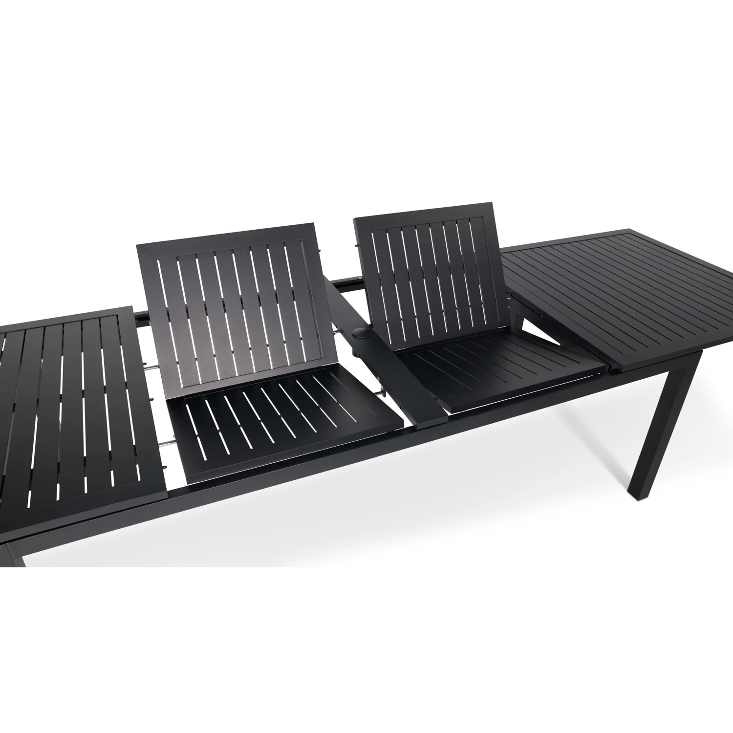 Capri 13 Piece Black Sling Dining Group - Image 17