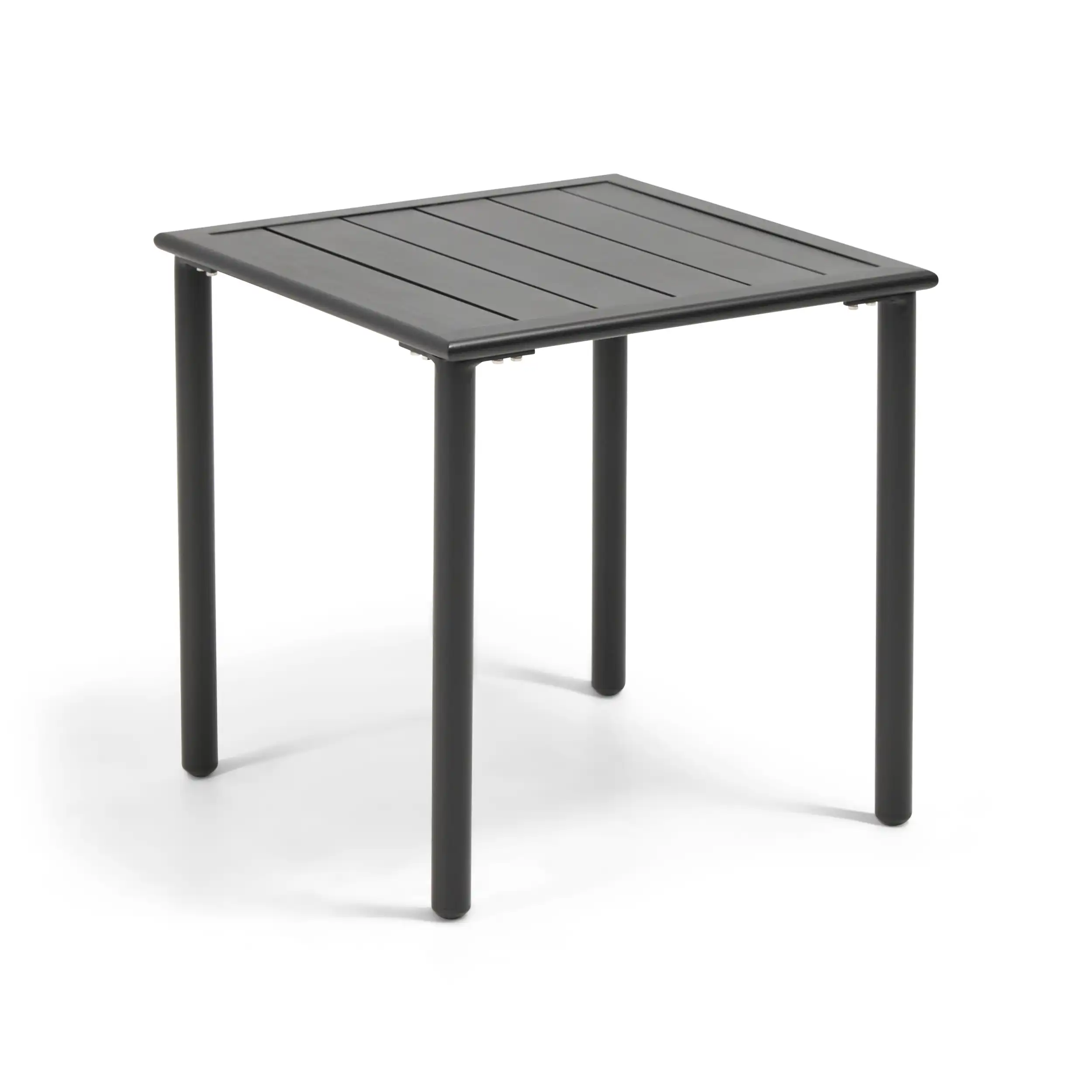 Capri 22" Square Black End Table - Image 2