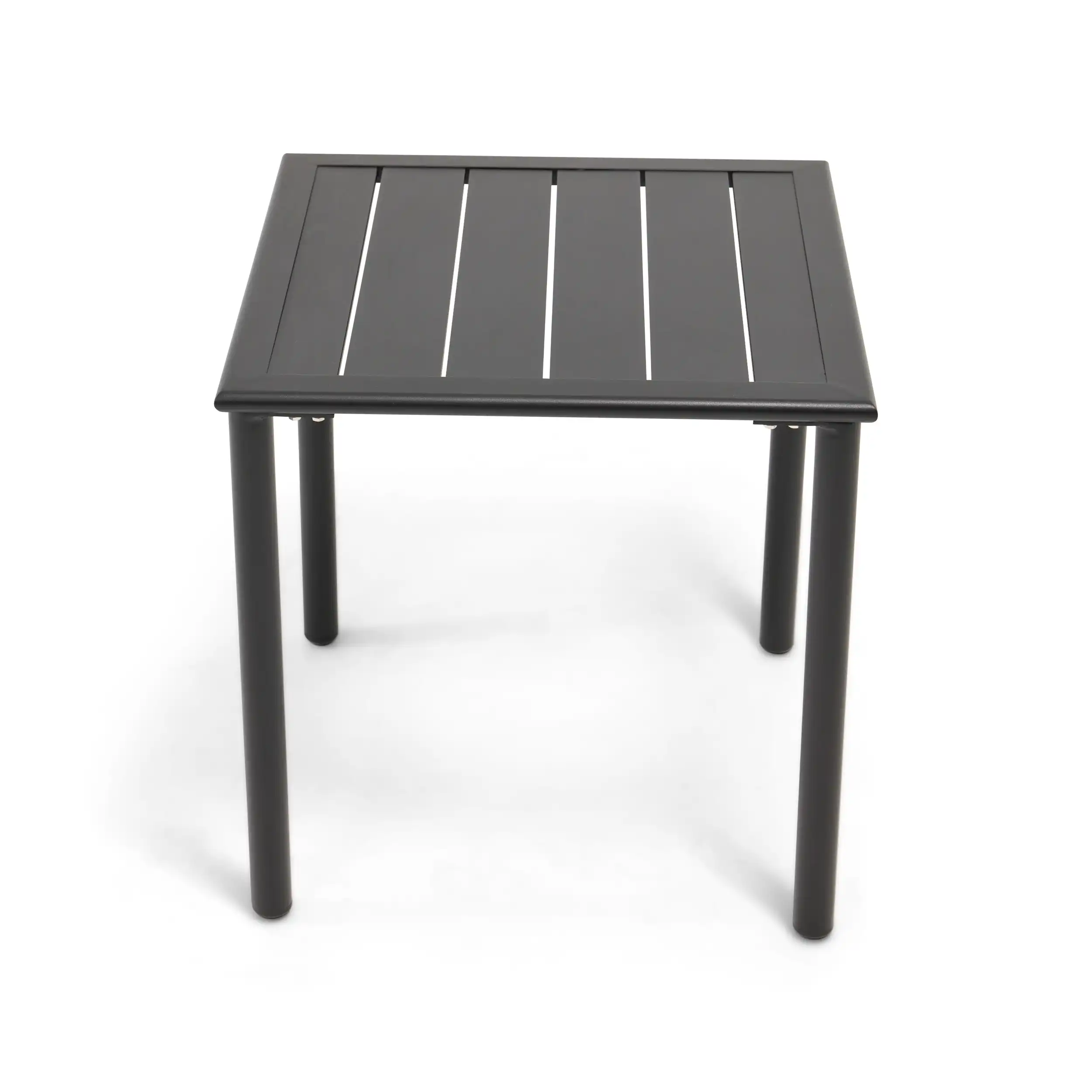 Capri 22" Square Black End Table - Image 4