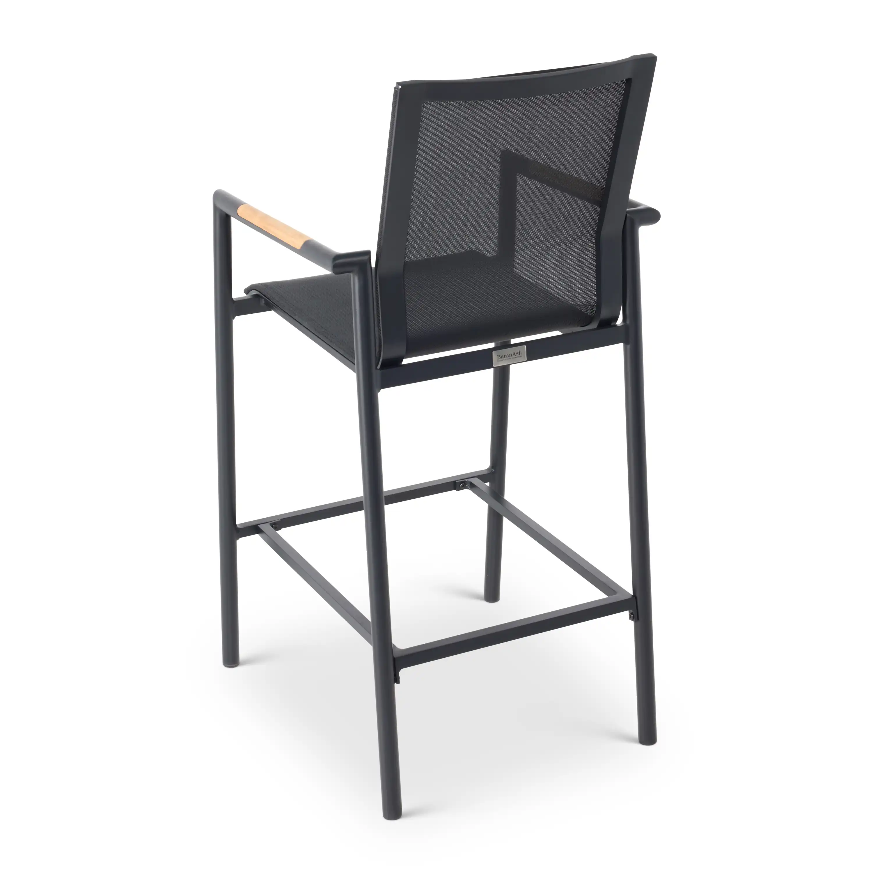Capri 7 Piece Black Sling Bar Height Group - Image 16