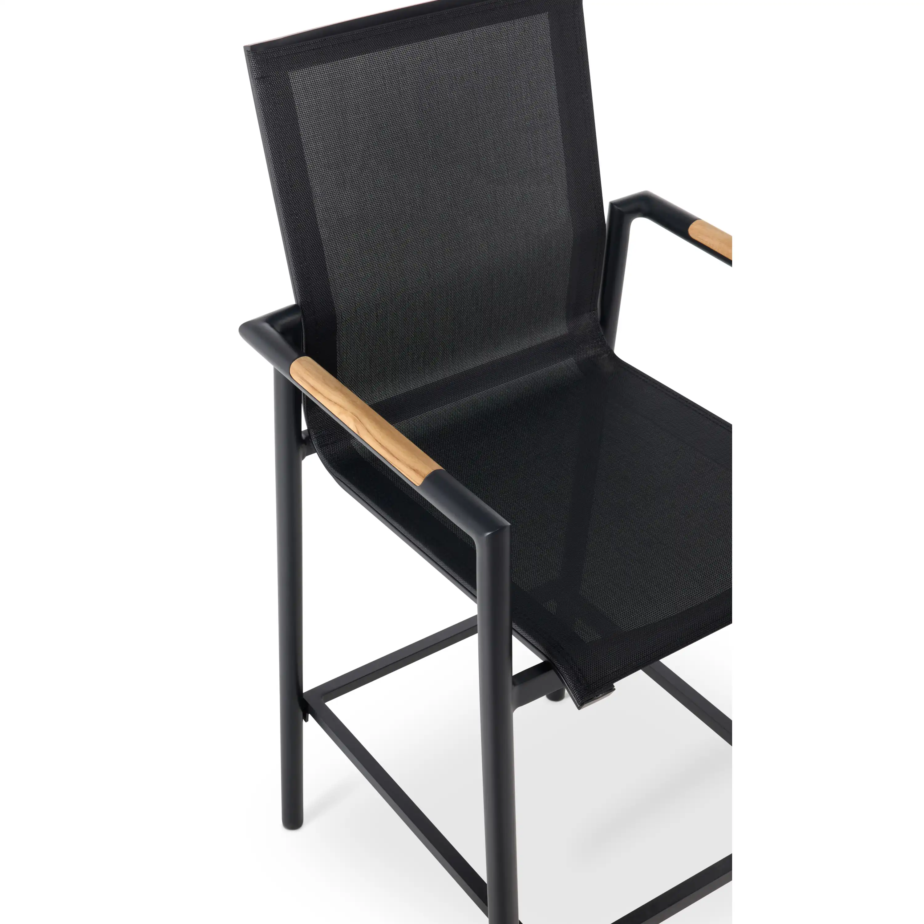 Capri 7 Piece Black Sling Bar Height Group - Image 18